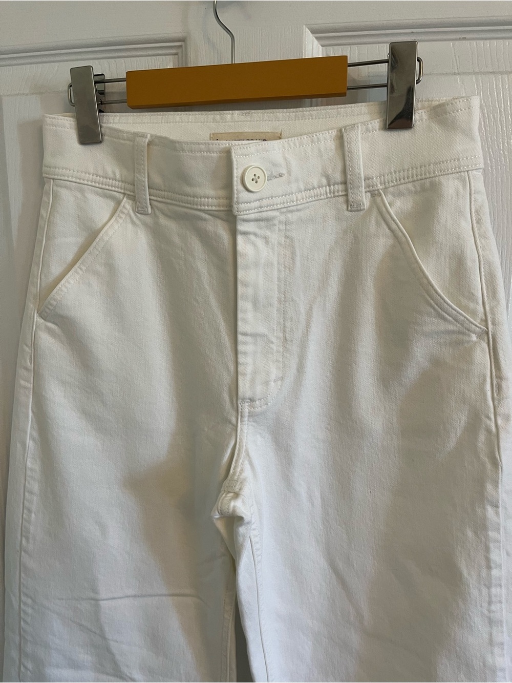 Lucky Brand White Wide-Leg Jeans - Picture 4 of 7